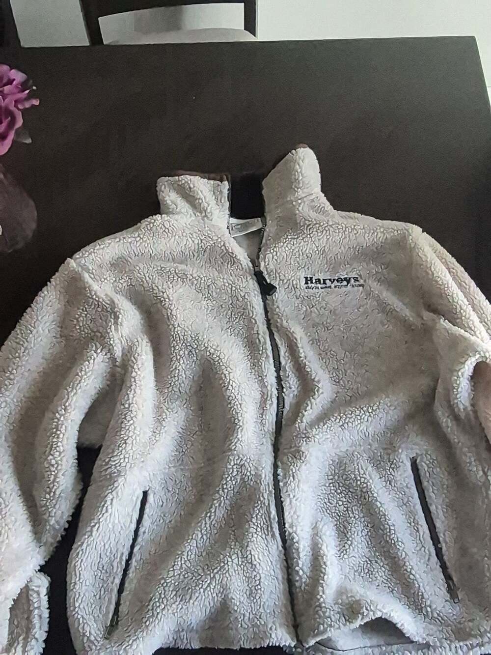 Timberline Colorado Fleece Jacket Size L Cream Sherpa Harveys